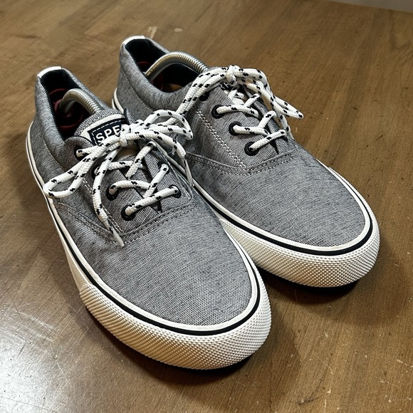 Men´s Sperry Top Sider Sneaker Deck Boat Shoes Gray...